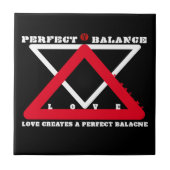 YNOTME PERFECT BALANCE 4b3 Ceramic Tile  Tegeltje (Voorkant)