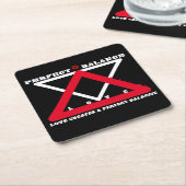 YNOTME PERFECT BALANCE 4b3 Paper Coaster Kartonnen Onderzetters (Schuin)
