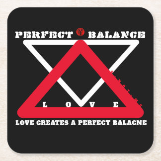 YNOTME PERFECT BALANCE 4b3 Paper Coaster Kartonnen Onderzetters