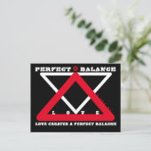 YNOTME PERFECT BALANCE 4b3  Postcard Briefkaart (Staand voorkant)