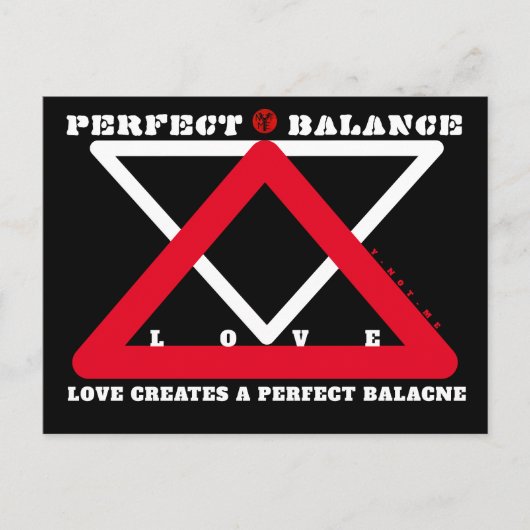 YNOTME PERFECT BALANCE 4b3  Postcard Briefkaart (Voorkant)