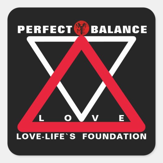 YNOTME PERFECTE BALANS-2 Sticker (Voorkant)