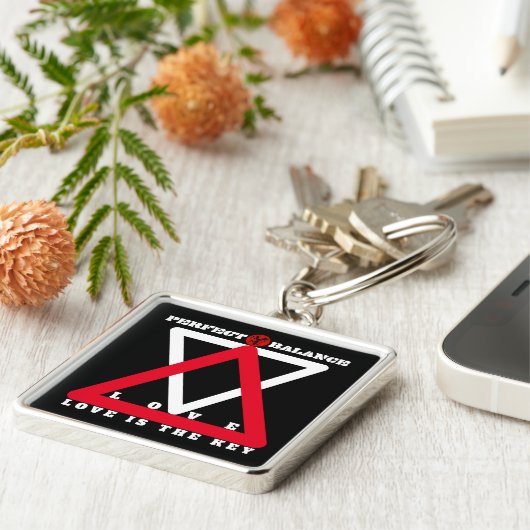 YNOTME PERFECTE BALANS 4bk Sleutelhanger (Zijkant)