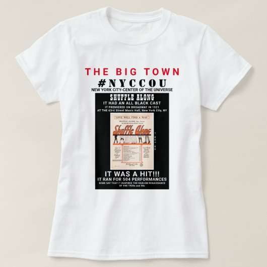 YNOTME SHUFFLE LANGS T-SHIRT (Design voorkant)