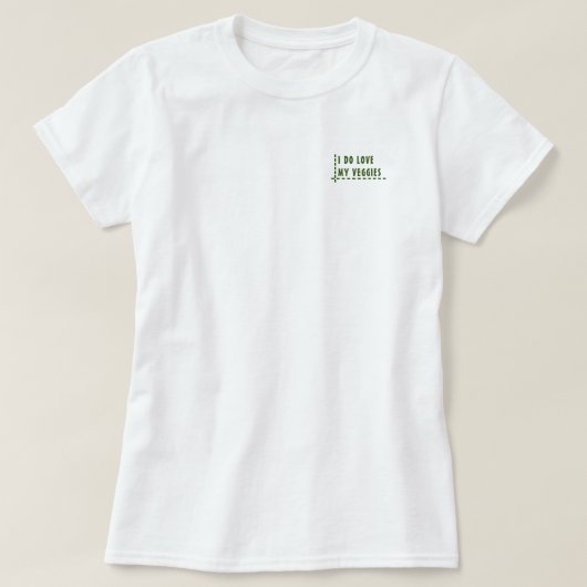 YNOTME VEGETARISME 2 T-SHIRT (Design voorkant)