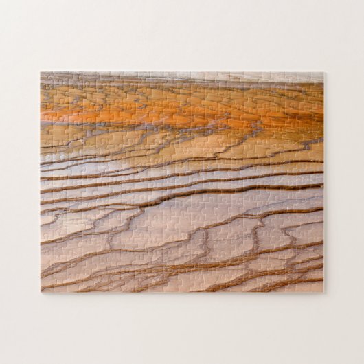 YNP Warmwaterbronnen Bacterial Flats Raadsel Legpuzzel (Horizontaal)