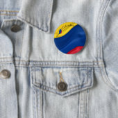 Yo Amo A Colombia Flag Button (In situ)