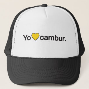 Yo Amo Cambur Trucker Hat Pet