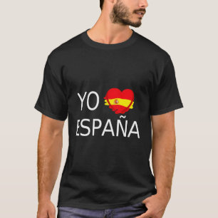 Yo Amo Espaã±Een Spaanse vlag Hij Ik hou van Spanj T-shirt