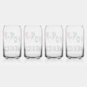 Yo Amo Mexico Blikvorm Glas (Achterkant)