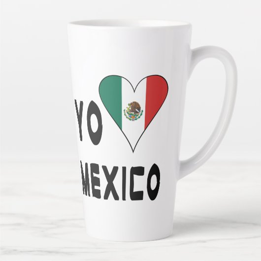 Yo Amo Mexico Groot Latte Mok (Rechts)