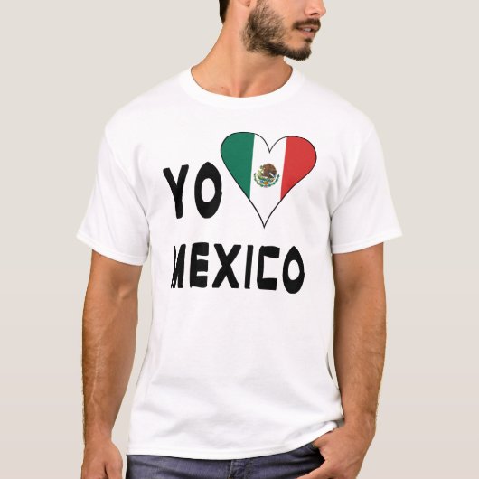 Yo Amo Mexico Heren T-shirt (Voorkant)