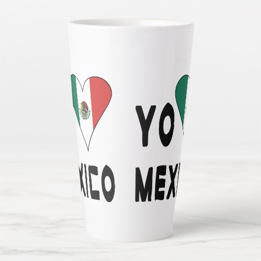 Yo Amo Mexico Large Latte Mok (Voorkant)