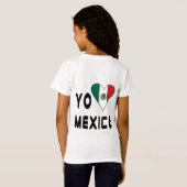 Yo Amo Mexico Meisjes T-shirt (Achterkant volledig)