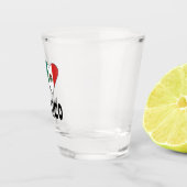 Yo Amo Mexico Vlag Hart  Shot Glas (Rechts)