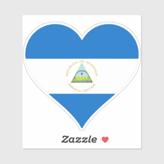 Yo Amo Nicaragua Sticker (Vel)