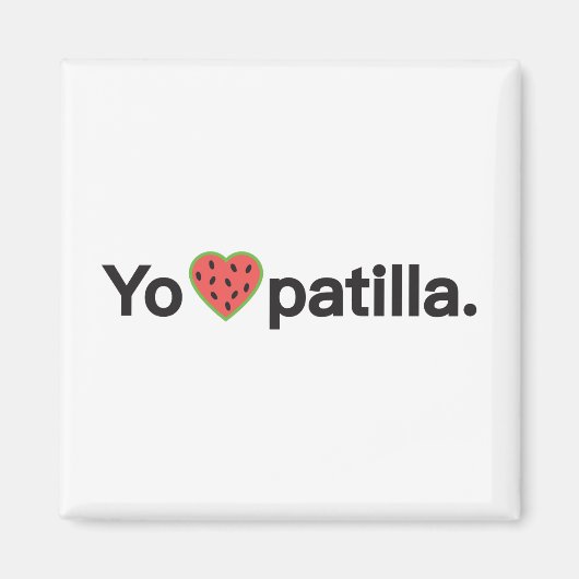Yo Amo Patilla Magnet (Voorkant)