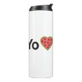 Yo Amo Patilla Thermal Tumbler Thermosbeker (Gedraaid links)