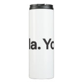 Yo Amo Patilla Thermal Tumbler Thermosbeker (Achterkant)