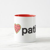 Yo Amo Patilla Two-tone Coffee Mok (Midden)