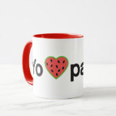 Yo Amo Patilla Two-tone Coffee Mok (Voorkant links)