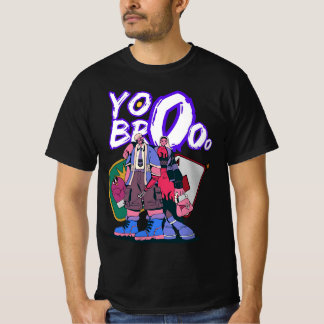 Yo Bro Anime Streetwear Grafische T-Shirt