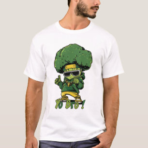 YO BRO ! - broccoli hip hop in de keuken T-shirt