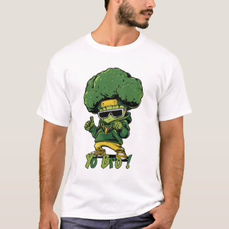 YO BRO ! - broccoli hip hop in de keuken T-shirt