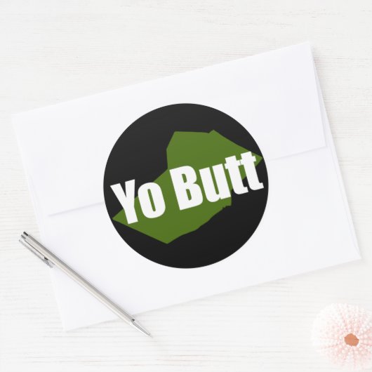 Yo Butt - Skook Sticker (Envelop)
