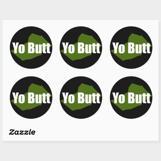 Yo Butt - Skook Sticker (Vel)