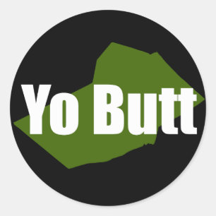 Yo Butt - Skook Sticker