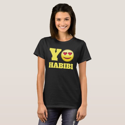 Yo Habibi Arabic T-shirt (Voorkant volledig)