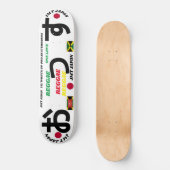 YO / HALLLO / JMT JAPAN 8 1/4" Skateboarddek Persoonlijk Skateboard (Voorkant)