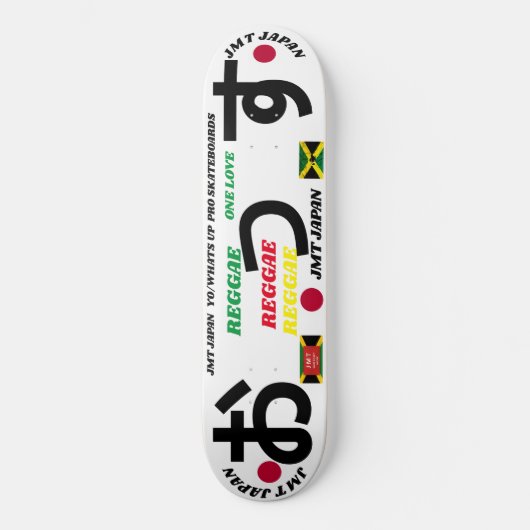 YO / HALLLO / JMT JAPAN 8 1/4" Skateboarddek Persoonlijk Skateboard (Voorkant)