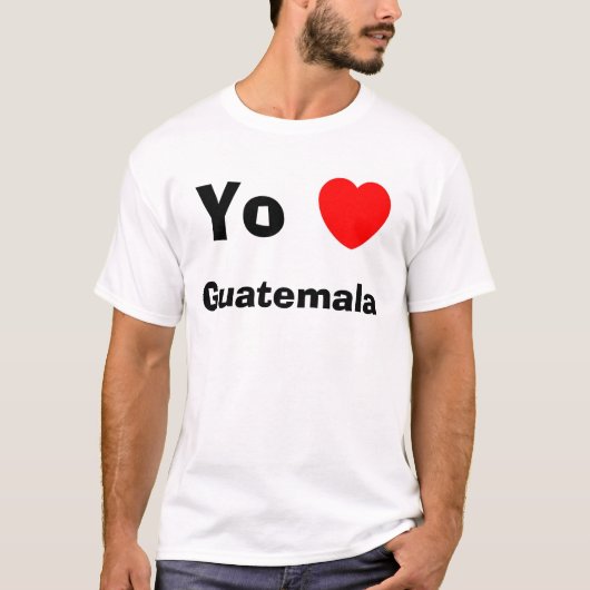 Yo Heart Guatemala T-shirt (Voorkant)