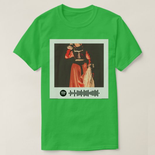 Yo Ho A Pirates Life for me Spotify QR Code 2 T-shirt (Design voorkant)