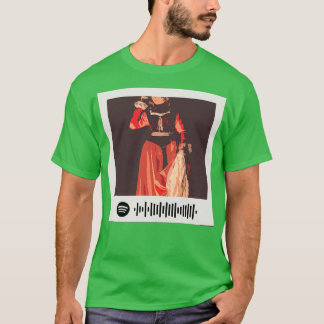 Yo Ho A Pirates Life for me Spotify QR Code 2 T-shirt