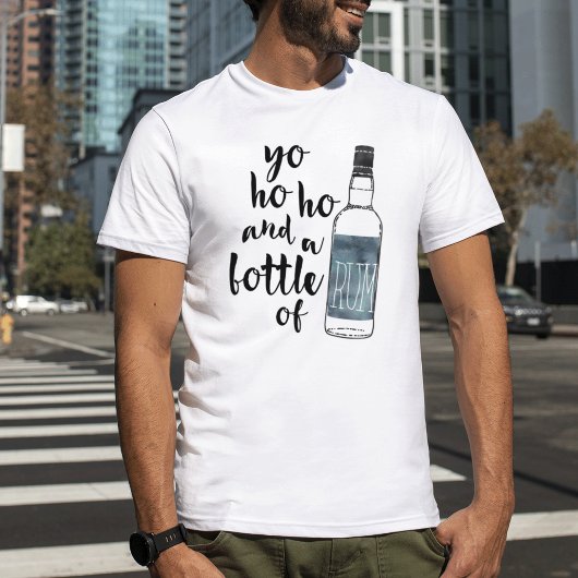 "Yo Ho Ho" en een fles Rum T-shirt