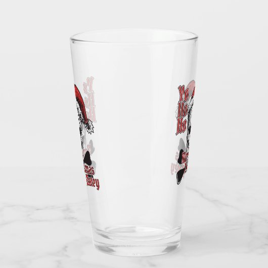 "Yo Ho Ho Pirate KerstKerstmis Glas (Links)