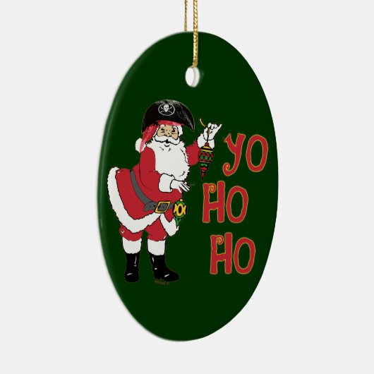 Yo Ho Ho Pirate Santa Ornamenten (Rechts)