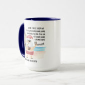 Yo Ho Ho Pirate Santa Ship Rum Kerstmis Mok (Voorkant links)