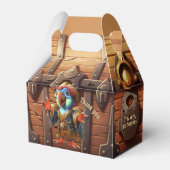 Yo-Ho-Ho Pirate Schatkist Opvouwbare Geschenkdoos Bedankdoosjes (Voorkant Zijde)