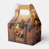 Yo-Ho-Ho Pirate Schatkist Opvouwbare Geschenkdoos Bedankdoosjes (Voorkant Zijde)