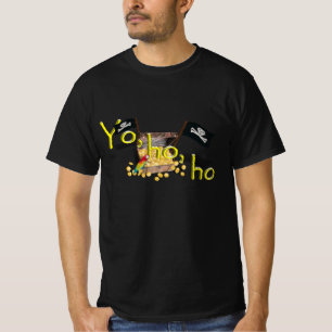 YO HO Pirate Treasure Chest T-shirt