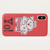 Yo Hoesje-Mate Barely iPhone X Case-Mate iPhone Case (Achterkant (horizontaal))