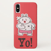 Yo Hoesje-Mate Barely iPhone X Case-Mate iPhone Case (Achterkant)