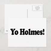 Yo Holmes Briefkaart (Voorkant / Achterkant)