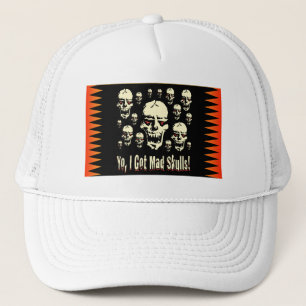 Yo Ik heb Mad Skulls Gfx BG-01 Trucker Pet