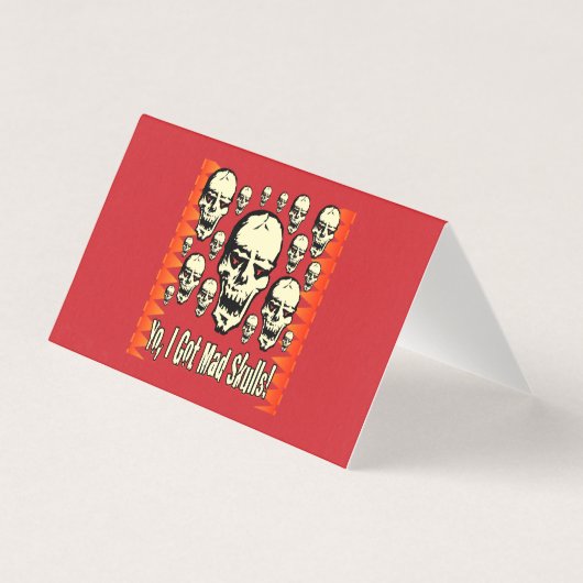 Yo Ik heb Mad Skulls Gfx BG-02 Tent Kaart (Voorkant)