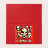 Yo Ik heb Mad Skulls Gfx BG-02 Tent Kaart (Buitenkant ongevouwen)